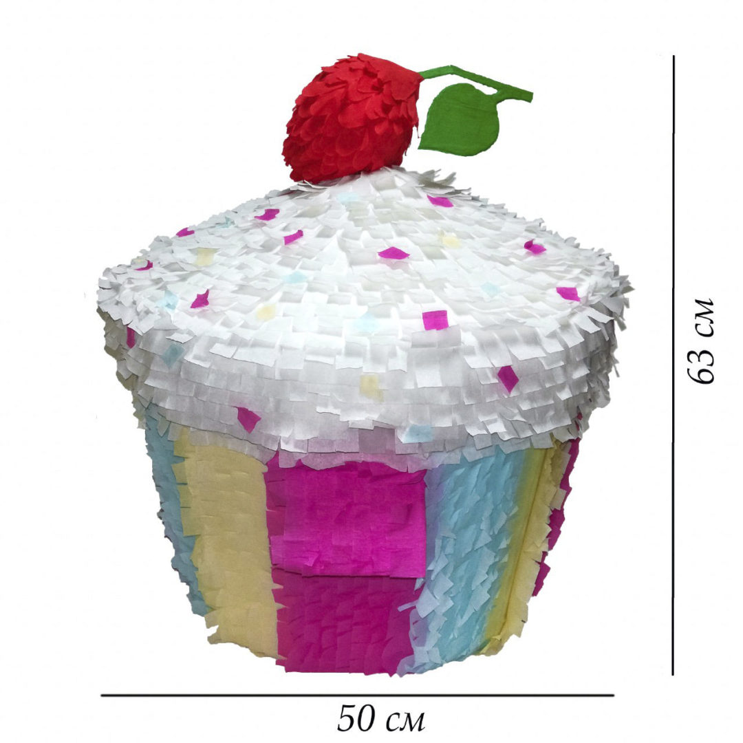 Пиньята торт из картона